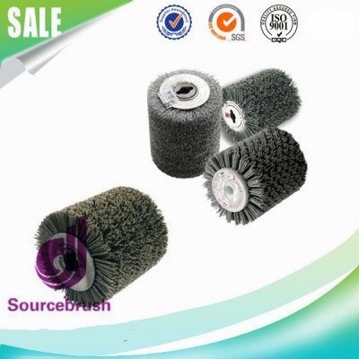 custom dupont nylon grinder abrasive industry roller brush for polishing