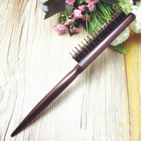 Wooden Handle Hair Brush With Bristles Free Samples Beauty Products Salon Hair Combs Custom Logo Hair Brush