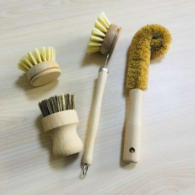 soap dispensing palm brush for dish pots pan skillet cleaning sweep brush set kitchen diy cleaner